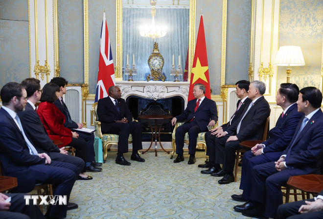 Tổng Bí thư Tô Lâm gặp Phó Thủ tướng Anh David Lammy -2