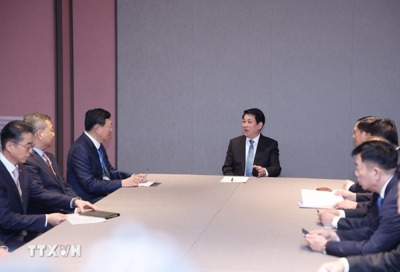 Chủ tịch nước Lương Cường tiếp Lãnh đạo các Tập đoàn -0