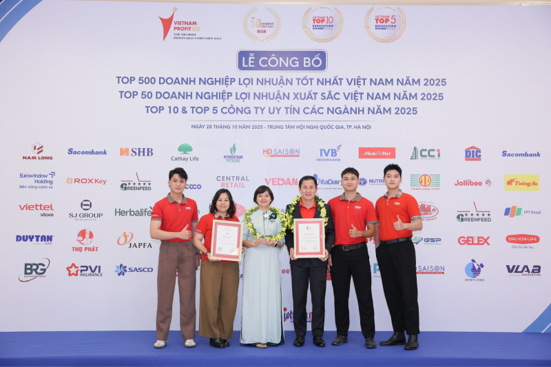 Dai-ichi Life Việt Nam vinh dự lần thứ 5 nhận giải thưởng “Top 500 Doanh nghiệp Lợi nhuận tốt nhất Việt Nam” -0