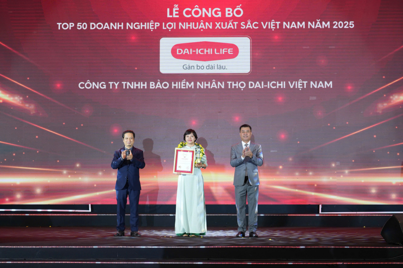 Dai-ichi Life Việt Nam vinh dự lần thứ 5 nhận giải thưởng “Top 500 Doanh nghiệp Lợi nhuận tốt nhất Việt Nam” -0