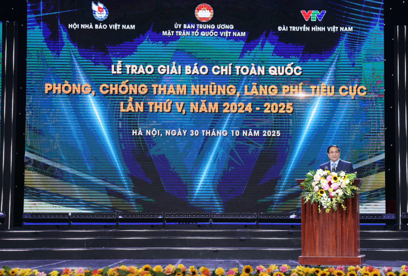 Vinh danh các tác phẩm xuất sắc tại Lễ trao giải Báo chí toàn quốc phòng, chống tham nhũng, lãng phí, tiêu cực -0