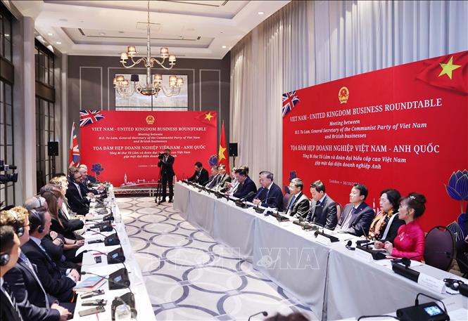 Tổng Bí thư Tô Lâm dự Tọa đàm Doanh nghiệp Việt Nam - Anh -0