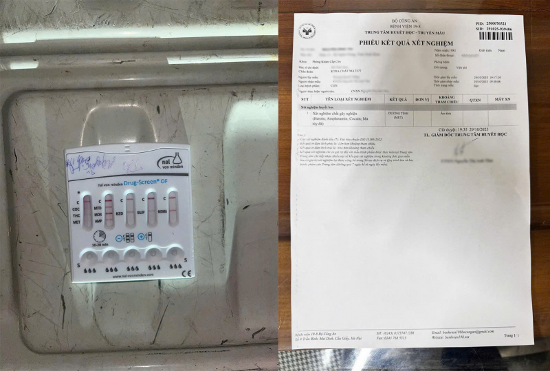 CSGT phát hiện tài xế Limousine dương tính ma túy vẫn lái xe đi đón khách -0