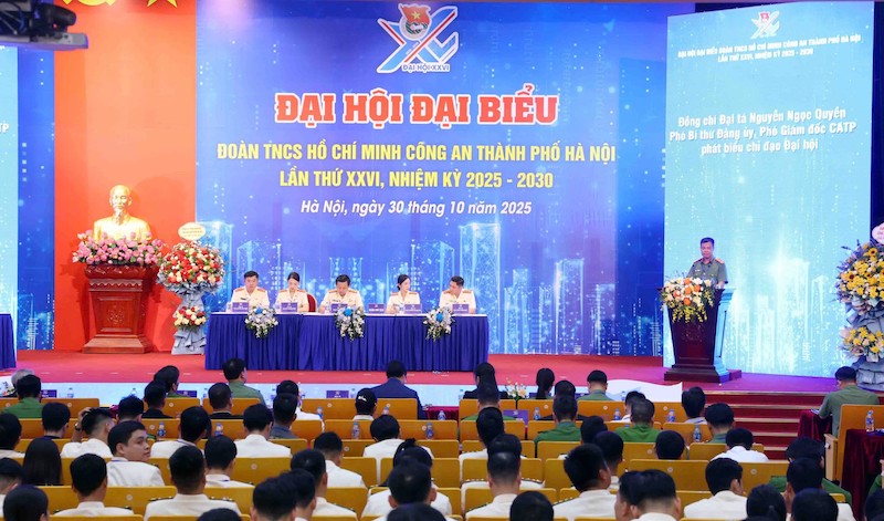 Khẳng định vai trò, vị thế của tuổi trẻ Công an Thủ đô trong phong trào chung của thanh niên CAND -0