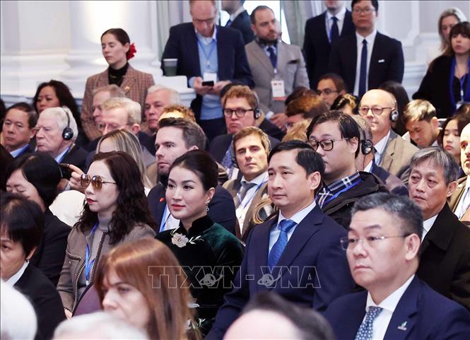 Tổng Bí thư Tô Lâm dự Hội nghị Kinh tế Cấp cao Việt Nam - Anh -0