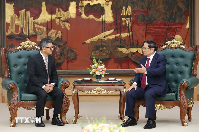 Thủ tướng Phạm Minh Chính tiếp Đại sứ Indonesia và Singapore đến chào từ biệt -0