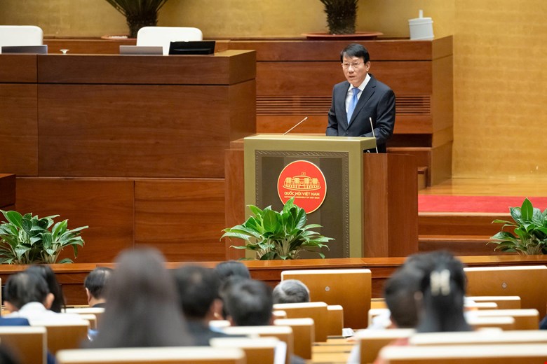 Bộ trưởng Lương Tam Quang trình Quốc hội 4 dự án luật đáp ứng yêu cầu cấp bách của thực tiễn -0