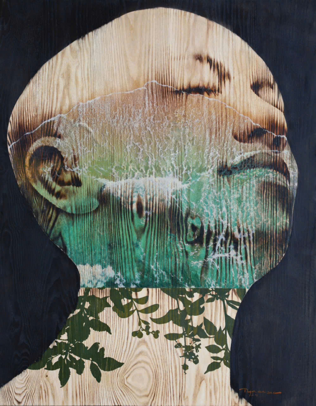 គំនូរដុតឈើរបស់វិចិត្រករ ង៉ោ វ៉ាន់សាក់ បានឈ្នះពានរង្វាន់នៅទីក្រុងឡុងដ៍ -0