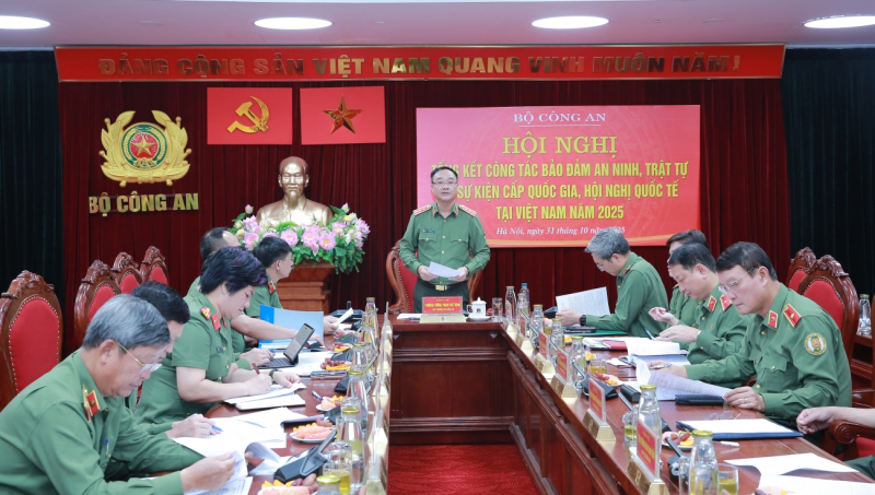 Bộ Công an tổng kết công tác bảo đảm ANTT 5 sự kiện cấp quốc gia, hội nghị quốc tế -0