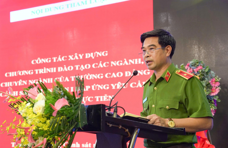 Hội thảo khoa học đổi mới công tác tuyển sinh, đào tạo  nguồn nhân lực đáp ứng nhiệm vụ CAND trong kỷ nguyên mới -0