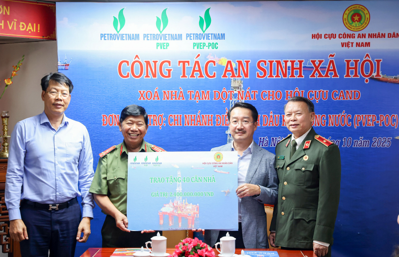 Hội Cựu CAND và PVEP-POC chung tay xây dựng 40 mái ấm nhân ái -0