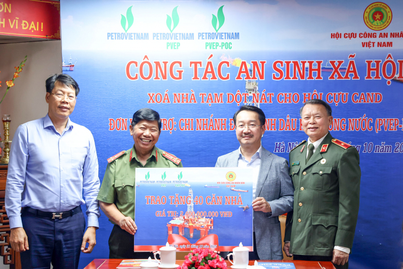 Hội Cựu CAND và PVEP-POC chung tay xây dựng 40 mái ấm nhân ái -1