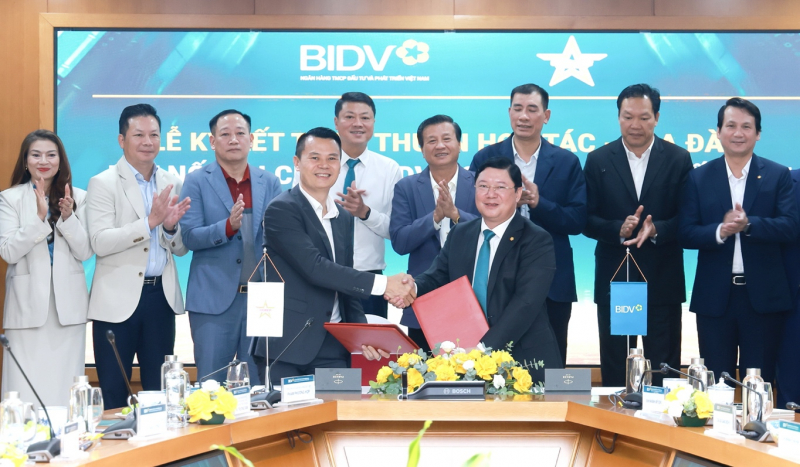 BIDV tăng cường hợp tác với các doanh nghiệp Sao Vàng đất Việt -0