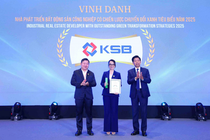 KSB được vinh danh tại giải thưởng “Vì tương lai xanh” năm 2025 -0
