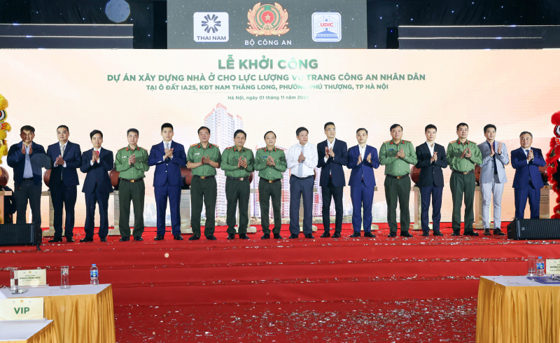 Khởi công Dự án nhà ở cho lực lượng vũ trang CAND tại KĐT Nam Thăng Long -0