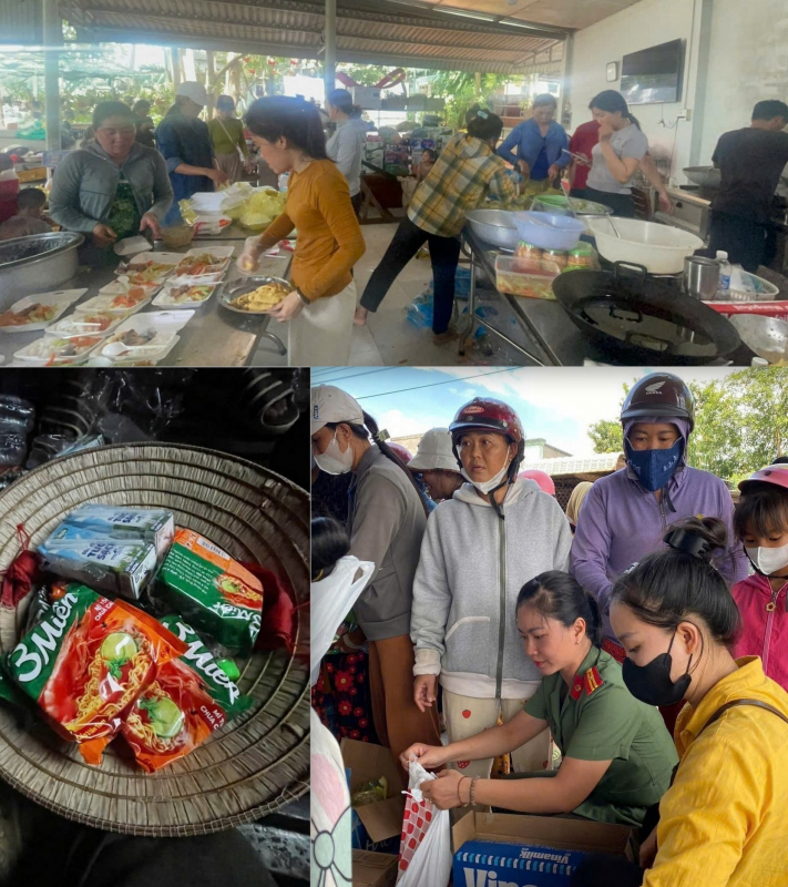 Ấm lòng người dân vùng mưa lũ -0