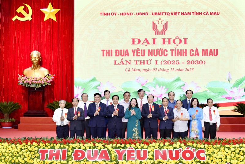 Phó Chủ tịch nước Võ Thị Ánh Xuân dự Đại hội thi đua yêu nước tại Cà Mau -0