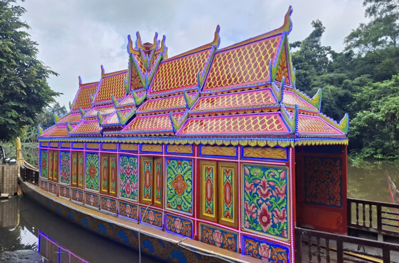 La deslumbrante belleza de los barcos Ca Hau en el festival Ooc Om Boc -0