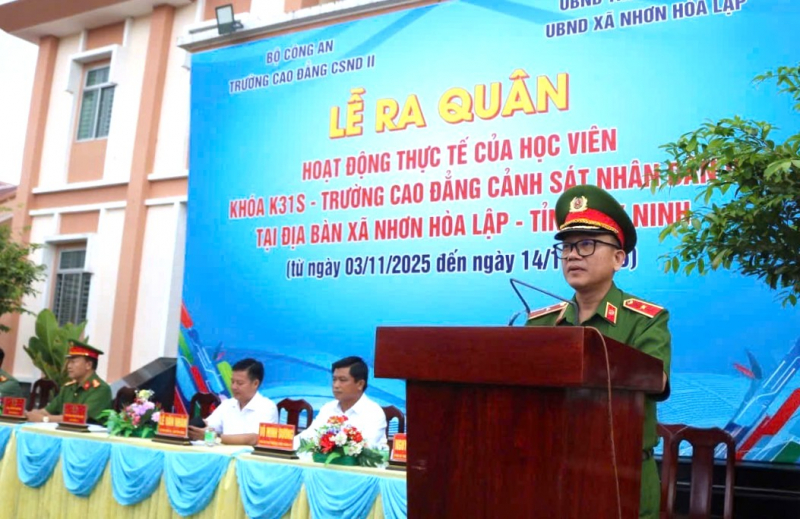 Hơn 1000 giáo viên và học viên Cảnh sát “3 cùng” với người dân Tây Ninh -0