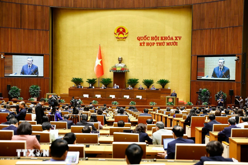 Phát biểu của Tổng Bí thư tại Quốc hội về dự thảo Văn kiện Đại hội XIV của Đảng -0