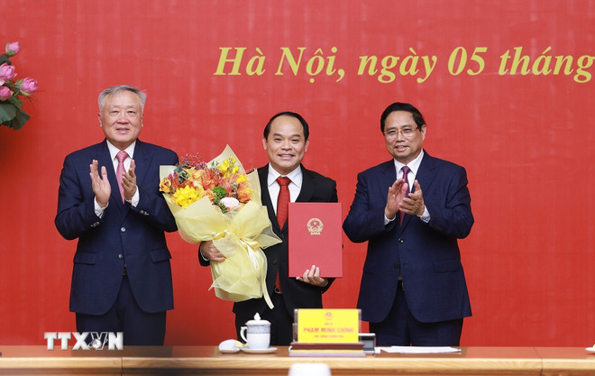 Thủ tướng trao Quyết định bổ nhiệm Phó Tổng Thanh tra Thường trực Thanh tra Chính phủ -0