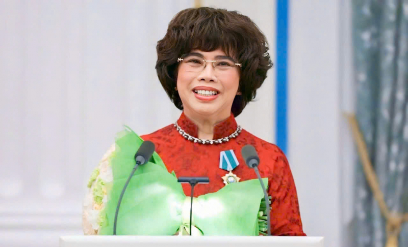 Anh hùng Lao động Thái Hương được Tổng thống Nga Vladimir Putin trực tiếp trao tặng Huân chương Hữu nghị tại điện Kremlin -0