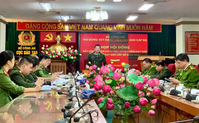 57 nhà giáo CAND được đề nghị công nhận danh hiệu giảng viên, giáo viên dạy giỏi cấp bộ -0