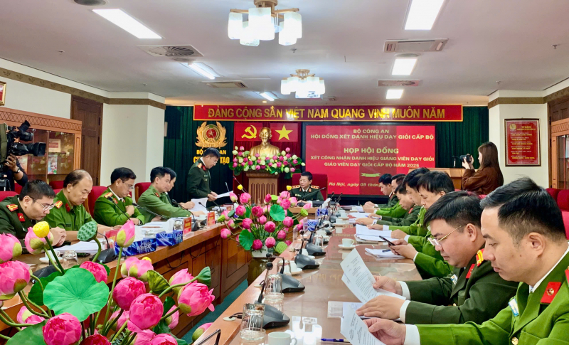 57 nhà giáo CAND được đề nghị công nhận danh hiệu giảng viên, giáo viên dạy giỏi cấp Bộ năm 2025 -0