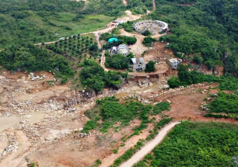 Yêu cầu tháo cạn nước các hồ dự án trên núi ở Tuy Phong -0