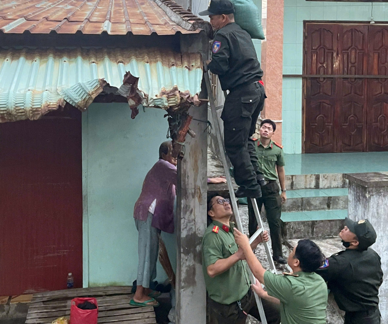 Noodhulp bij storm nr. 13: vóór 