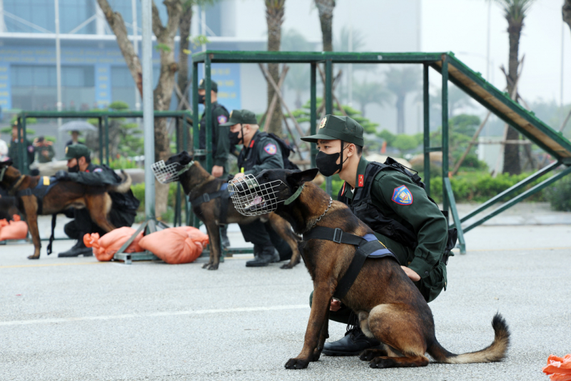 Mãn nhãn màn biểu diễn khí công, võ thuật của CSCĐ tinh nhuệ Công an Ninh Bình -3