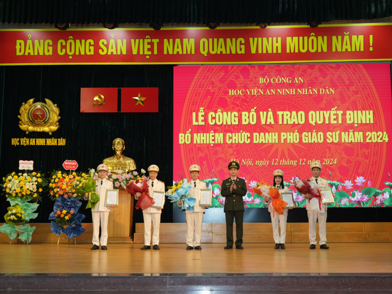 34 nhà giáo CAND đạt tiêu chuẩn GS, PGS năm 2025