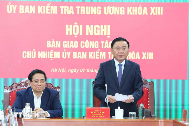 Bàn giao công tác của Chủ nhiệm Ủy ban Kiểm tra Trung ương -0