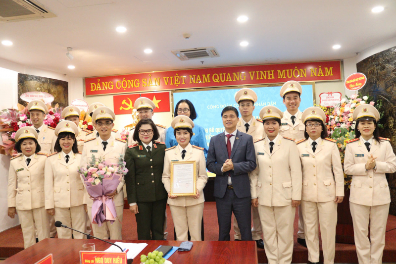 Công bố quyết định chỉ định Ban Công đoàn và Ủy ban Kiểm tra Công đoàn CAND -0