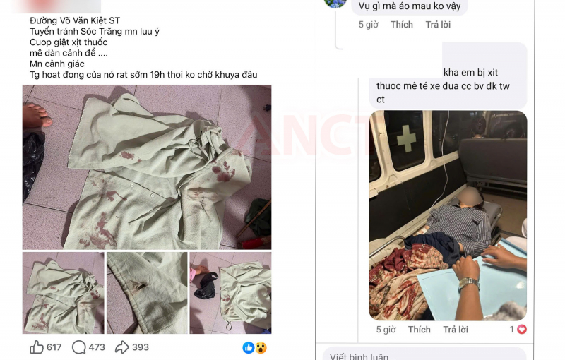 Em tự ngã xe… chị đăng facebook do bị đánh thuốc mê cướp tài sản -0