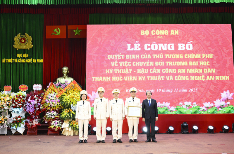 Xây dựng Học viện Kỹ thuật và Công nghệ an ninh thành cơ sở đào tạo xứng tầm khu vực -0