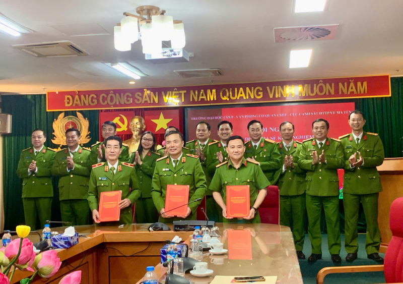 Trường Đại học CSND ký kết bản ghi nhớ hợp tác Văn phòng Cơ quan CSĐT và Cục Cảnh sát ĐTTP về ma túy -0