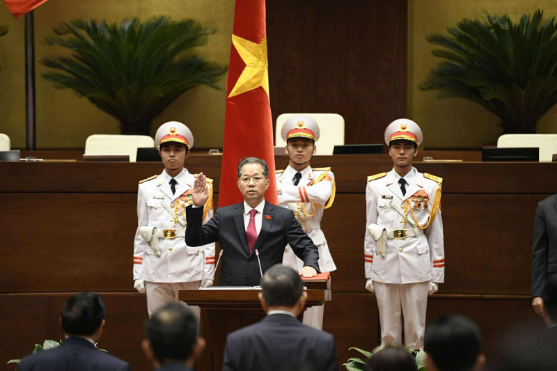 Chánh án TAND tối cao Nguyễn Văn Quảng Tuyên thệ nhậm chức -0