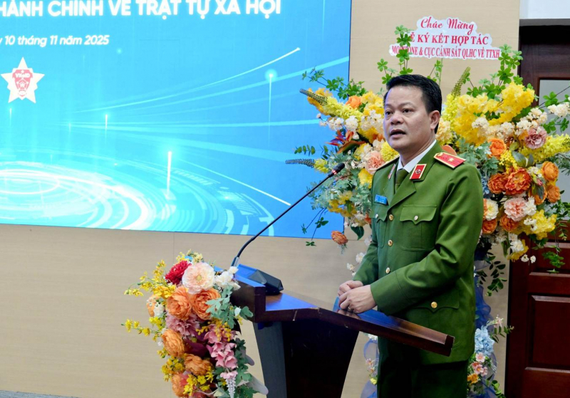 MobiFone và Cục Cảnh sát QLHC về TTXH ký kết Thỏa thuận hợp tác -0