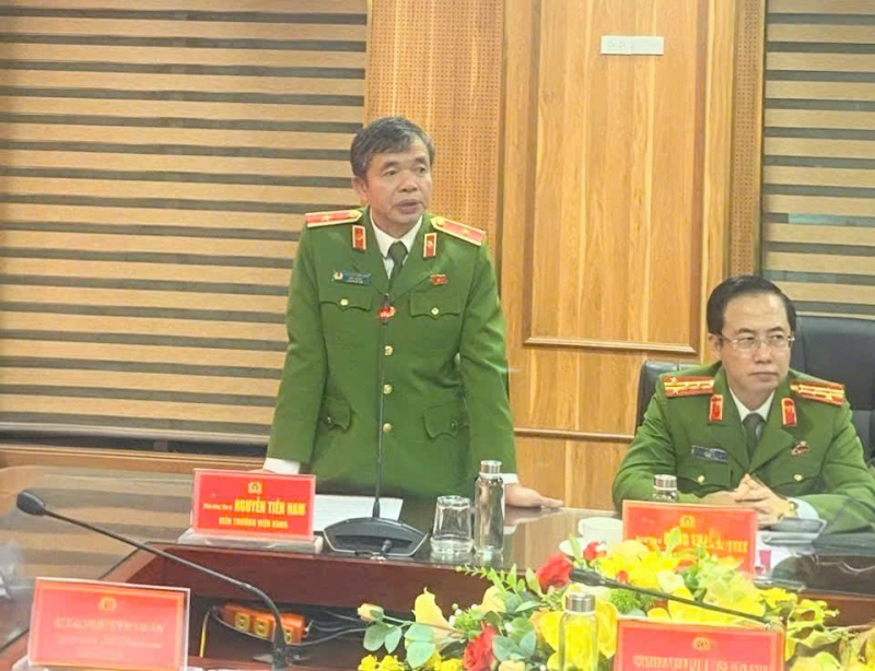 Tăng cường hợp tác giữa Viện Khoa học hình sự và Trường Đại học Cảnh sát nhân dân -0