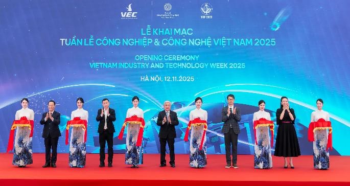Khai mạc tuần lễ công nghiệp và công nghệ Việt Nam 2025 tại  VEC -0