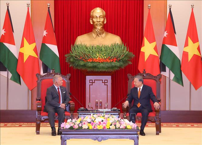 Tổng Bí thư Tô Lâm hội kiến Quốc vương Jordan Abdullah II Ibn Al-Hussein -0