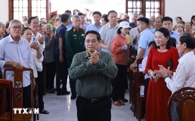 Thủ tướng Phạm Minh Chính dự Ngày hội đại đoàn kết dân tộc tại tỉnh Gia Lai -0