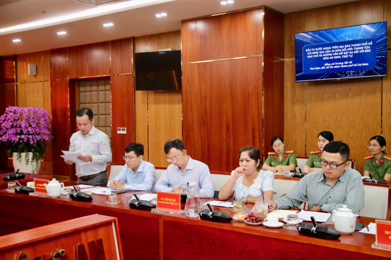 Bảo đảm ANTT hoạt động đầu tư nước ngoài trên địa bàn TP Hồ Chí Minh trong tình hình mới -1