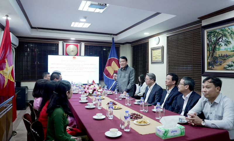 Bộ trưởng Lương Tam Quang dự Lễ ký Hiệp định ASEAN về dẫn độ -0