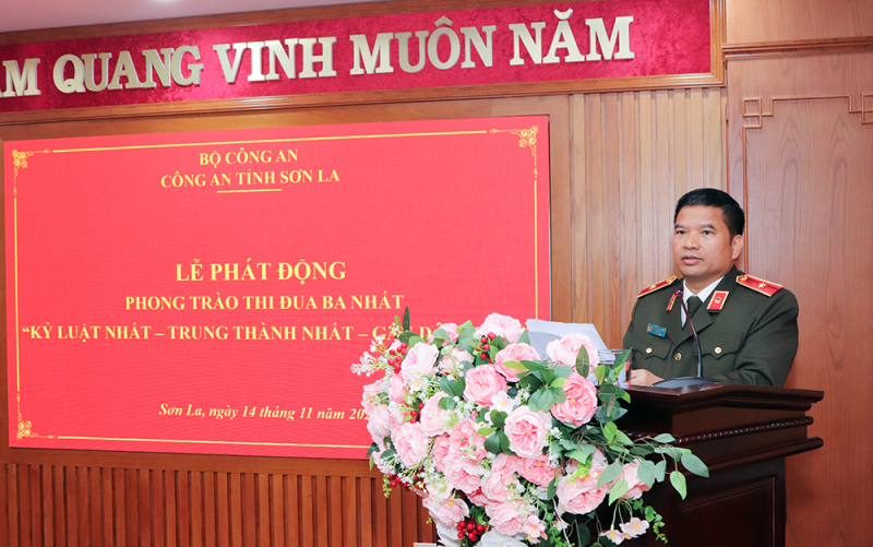 Phong trào thi đua “Ba nhất” -  lời hiệu triệu  trong toàn lực lượng Công an tỉnh Sơn La -0