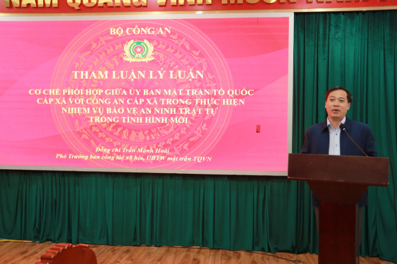 Hoàn thiện cơ chế, chính sách và hậu cần đảm bảo để Công an cấp xã hoàn thành xuất sắc nhiệm vụ được giao -0