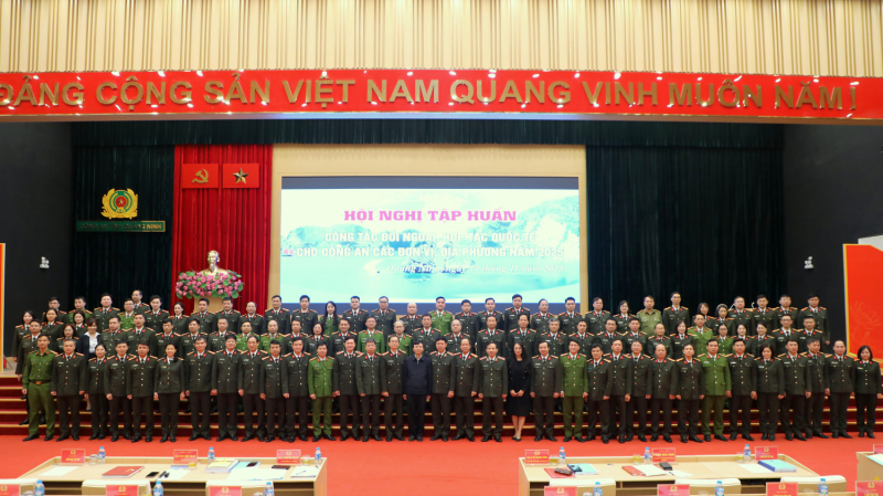 Hơn 250 đại biểu CAND dự tập huấn công tác đối ngoại, hợp tác quốc tế -0