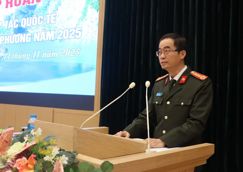 Hơn 250 đại biểu CAND dự tập huấn công tác đối ngoại, hợp tác quốc tế -0