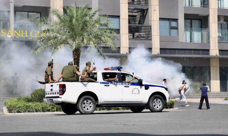 Gần 3.200 người tham gia diễn tập PCCC và CNCH tại tòa nhà cao tầng -1